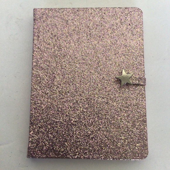 PINK GLITTER HARDBOUND JOURNAL NWT - Picture 1 of 6